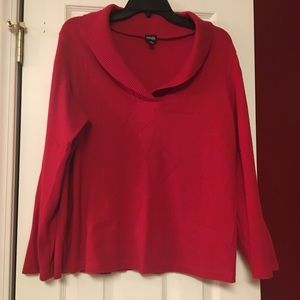 Rafella long sleeve sweater USED, Red size 1X